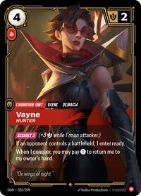 Vayne - Hunter [Origins] | Card Merchant Takapuna