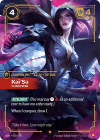Kai'Sa - Survivor [Origins] | Card Merchant Takapuna