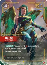 Kai'Sa - Survivor (Alternate Art) | Card Merchant Takapuna