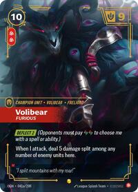 Volibear - Furious (Alternate Art) [Origins] | Card Merchant Takapuna