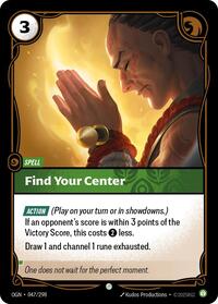 Find Your Center [Origins]