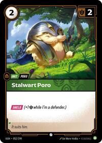 Stalwart Poro [Origins] | Card Merchant Takapuna