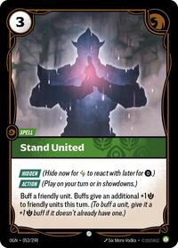 Stand United [Origins] | Card Merchant Takapuna