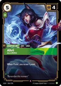 Ahri - Alluring [Origins] | Card Merchant Takapuna