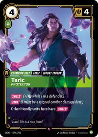 Taric - Protector [Origins] | Card Merchant Takapuna