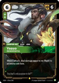 Yasuo - Remorseful (Alternate Art) [Origins] | Card Merchant Takapuna