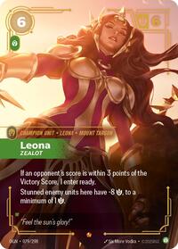 Leona - Zealot [Origins] | Card Merchant Takapuna