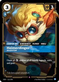 Heimerdinger - Inventor [Origins] | Card Merchant Takapuna