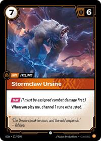 Stormclaw Ursine [Origins]
