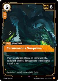 Carnivorous Snapvine [Origins] | Card Merchant Takapuna