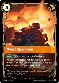 Overt Operation [Origins] | Card Merchant Takapuna
