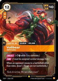 Volibear - Imposing (Alternate Art) | Card Merchant Takapuna