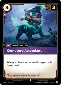 Cemetery Attendant [Origins]