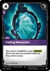 Fading Memories [Origins]