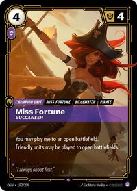 Miss Fortune - Buccaneer [Origins] | Card Merchant Takapuna
