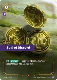 Seal of Discord [Origins] | Card Merchant Takapuna