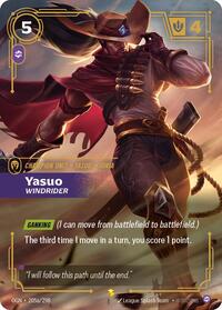 Yasuo - Windrider (Alternate Art) [Origins] | Card Merchant Takapuna