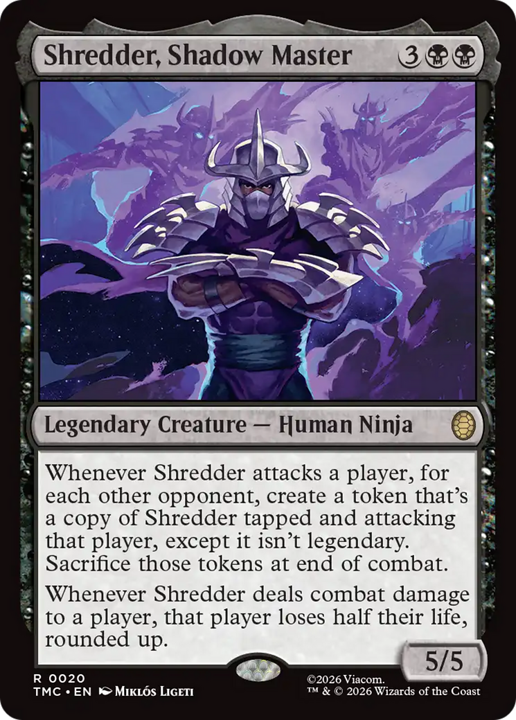 Shredder, Shadow Master [Teenage Mutant Ninja Turtles Commander] | Card Merchant Takapuna