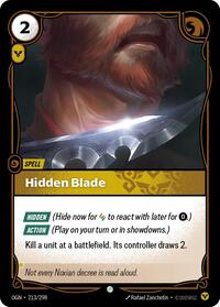 Hidden Blade [Origins] | Card Merchant Takapuna
