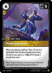 Peak Guardian [Origins] | Card Merchant Takapuna
