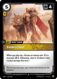 Solari Chief [Origins]