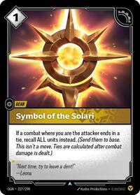 Symbol of the Solari [Origins]
