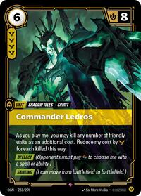 Commander Ledros [Origins] | Card Merchant Takapuna