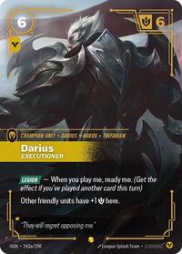 Darius - Executioner (Alternate Art) | Card Merchant Takapuna