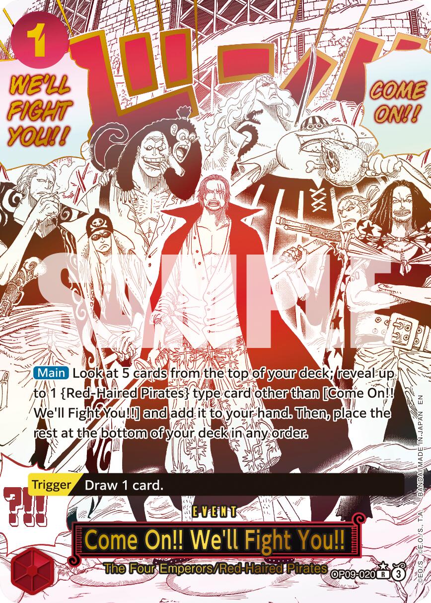 Come On!! We'll Fight You!! (Alternate Art) [Premium Booster -The Best- Vol. 2] | Card Merchant Takapuna