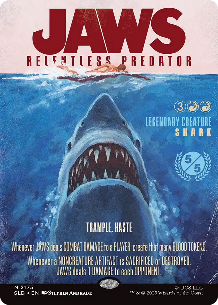 Jaws, Relentless Predator [Secret Lair Drop Series] | Card Merchant Takapuna