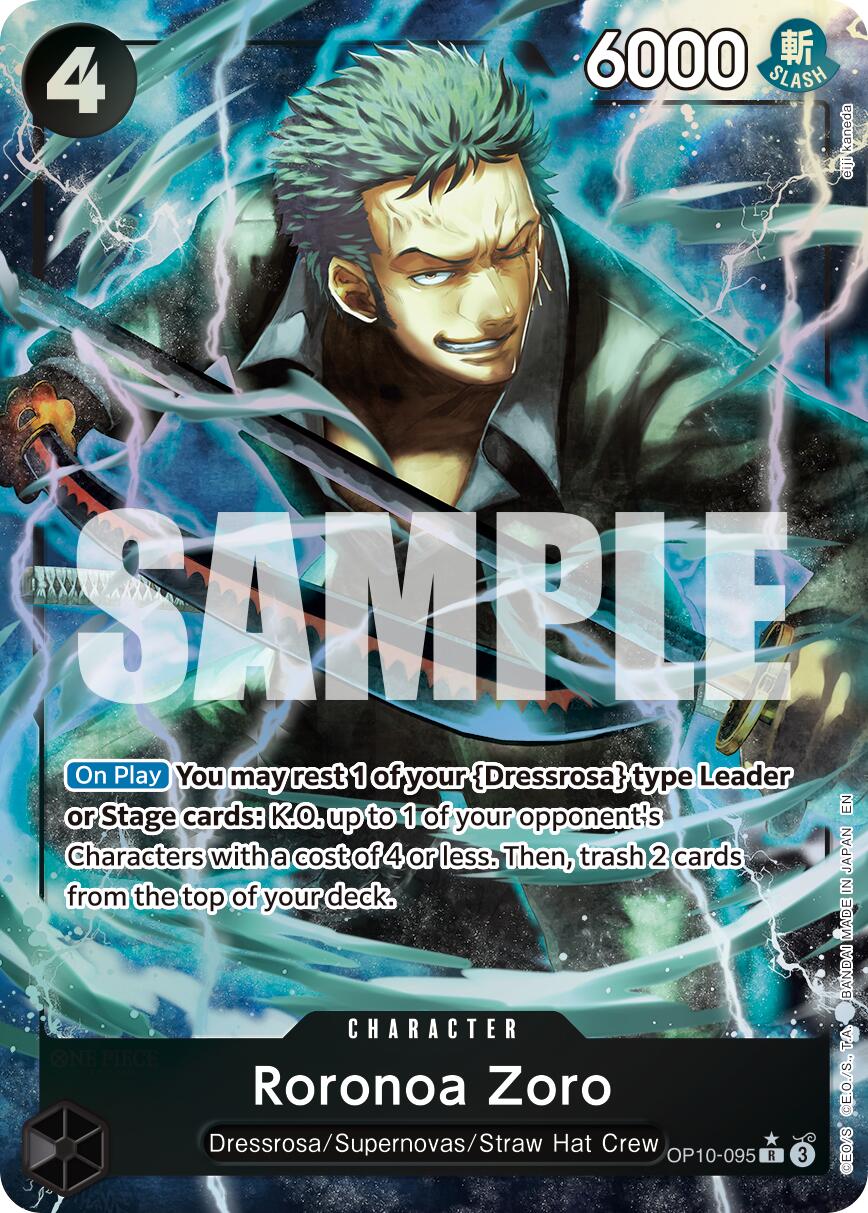 Roronoa Zoro (OP10-095) (Alternate Art) [Premium Booster -The Best- Vol. 2] | Card Merchant Takapuna