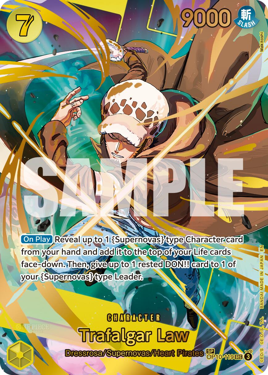 Trafalgar Law (OP10-119) (SP) [Premium Booster -The Best- Vol. 2] | Card Merchant Takapuna