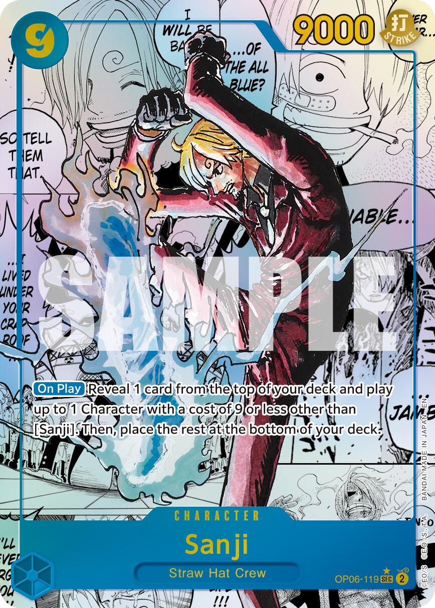 Sanji (Manga) [Premium Booster -The Best- Vol. 2] | Card Merchant Takapuna