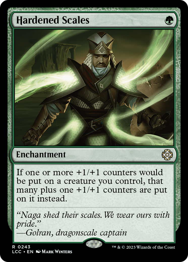 Hardened Scales [The Lost Caverns of Ixalan Commander] | Card Merchant Takapuna