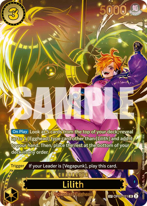 Lilith (OP07-111) (SP) [Carrying On His Will] | Card Merchant Takapuna
