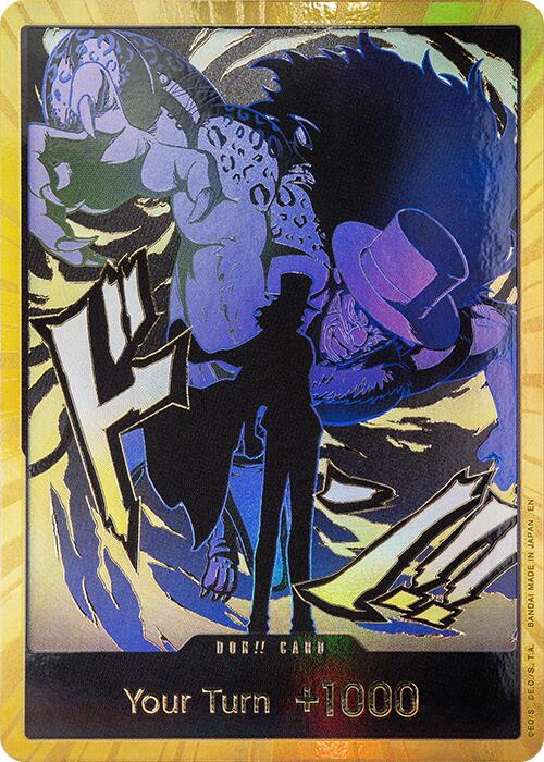 DON!! Card (Rob Lucci) (Gold) [Premium Booster -The Best- Vol. 2] | Card Merchant Takapuna