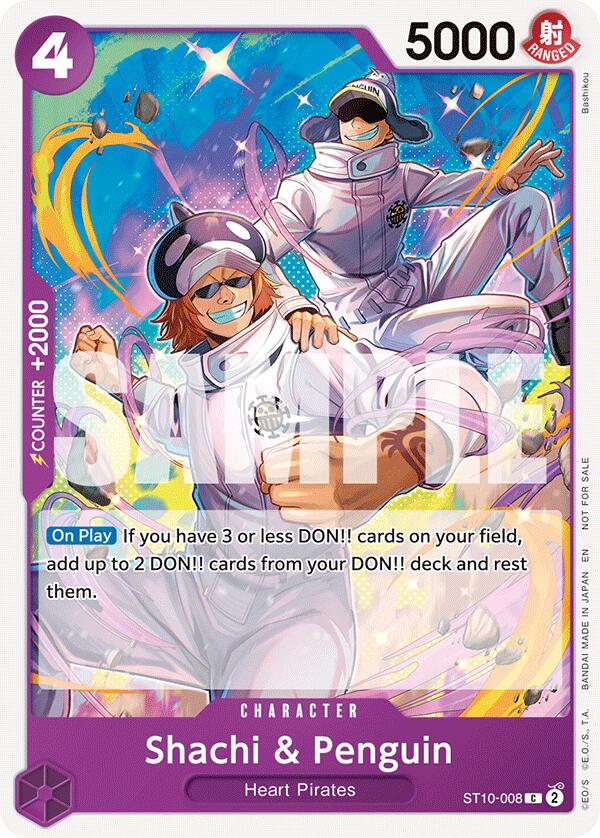 Shachi & Penguin (Tournament Pack 2025 Vol. 4) [One Piece Promotion Cards] | Card Merchant Takapuna