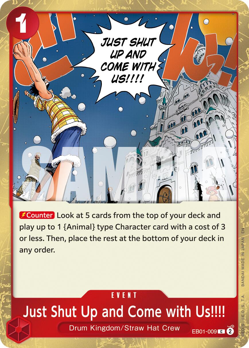 Just Shut Up and Come with Us!!!! (Pirate Foil) [Premium Booster -The Best- Vol. 2] | Card Merchant Takapuna