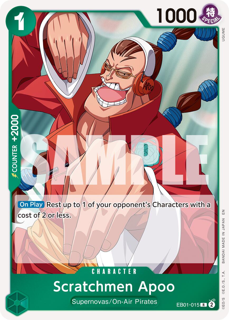 Scratchmen Apoo (EB01-015) (Reprint) [Premium Booster -The Best- Vol. 2] | Card Merchant Takapuna