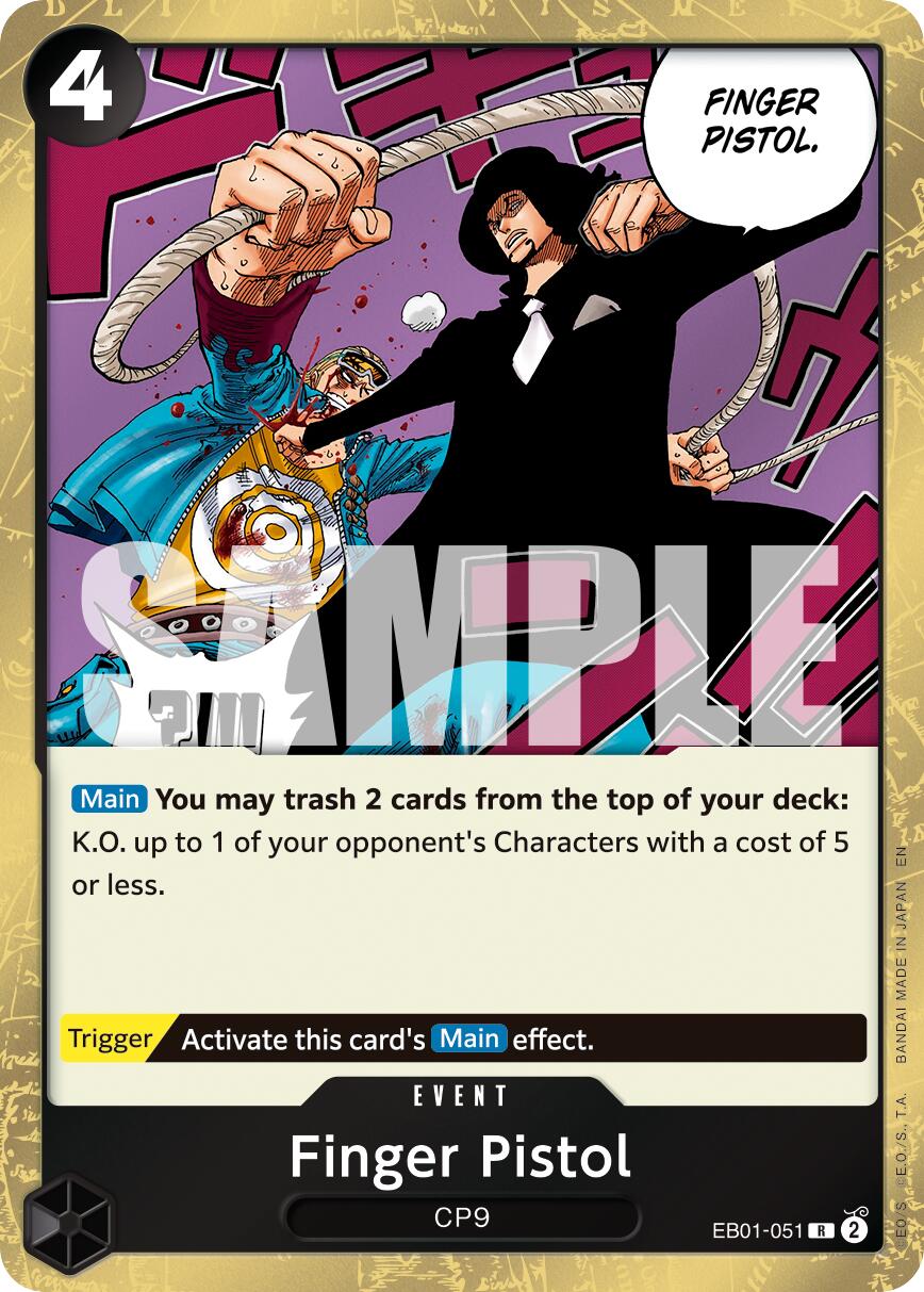 Finger Pistol (Reprint) [Premium Booster -The Best- Vol. 2] | Card Merchant Takapuna
