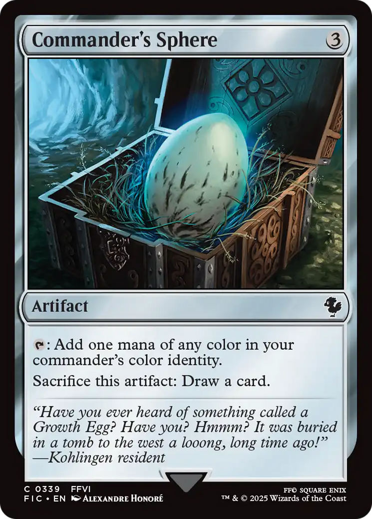 Commander's Sphere [FINAL FANTASY Commander] | Card Merchant Takapuna
