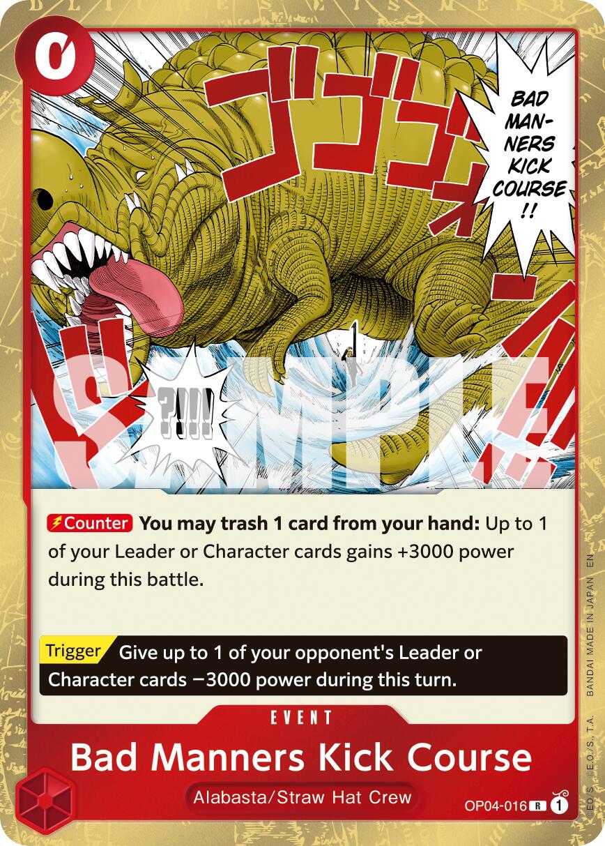 Bad Manners Kick Course (Reprint) [Premium Booster -The Best- Vol. 2] | Card Merchant Takapuna