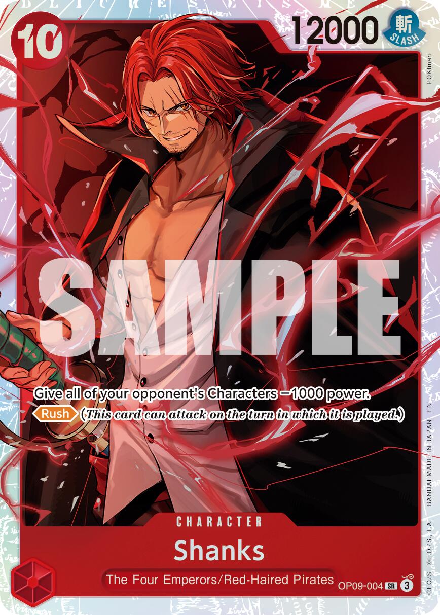 Shanks (OP09-004) (Reprint) [Premium Booster -The Best- Vol. 2] | Card Merchant Takapuna