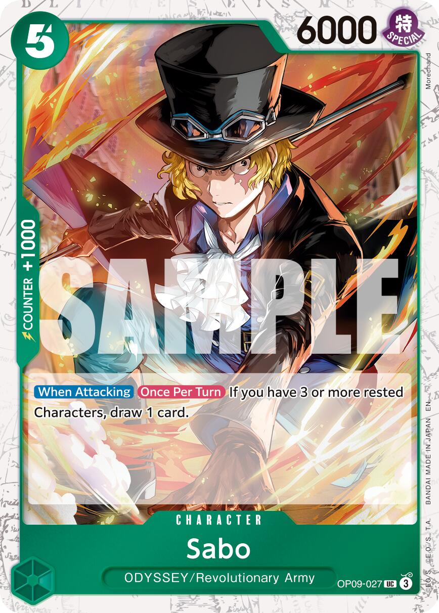 Sabo (OP09-027) (Pirate Foil) [Premium Booster -The Best- Vol. 2] | Card Merchant Takapuna