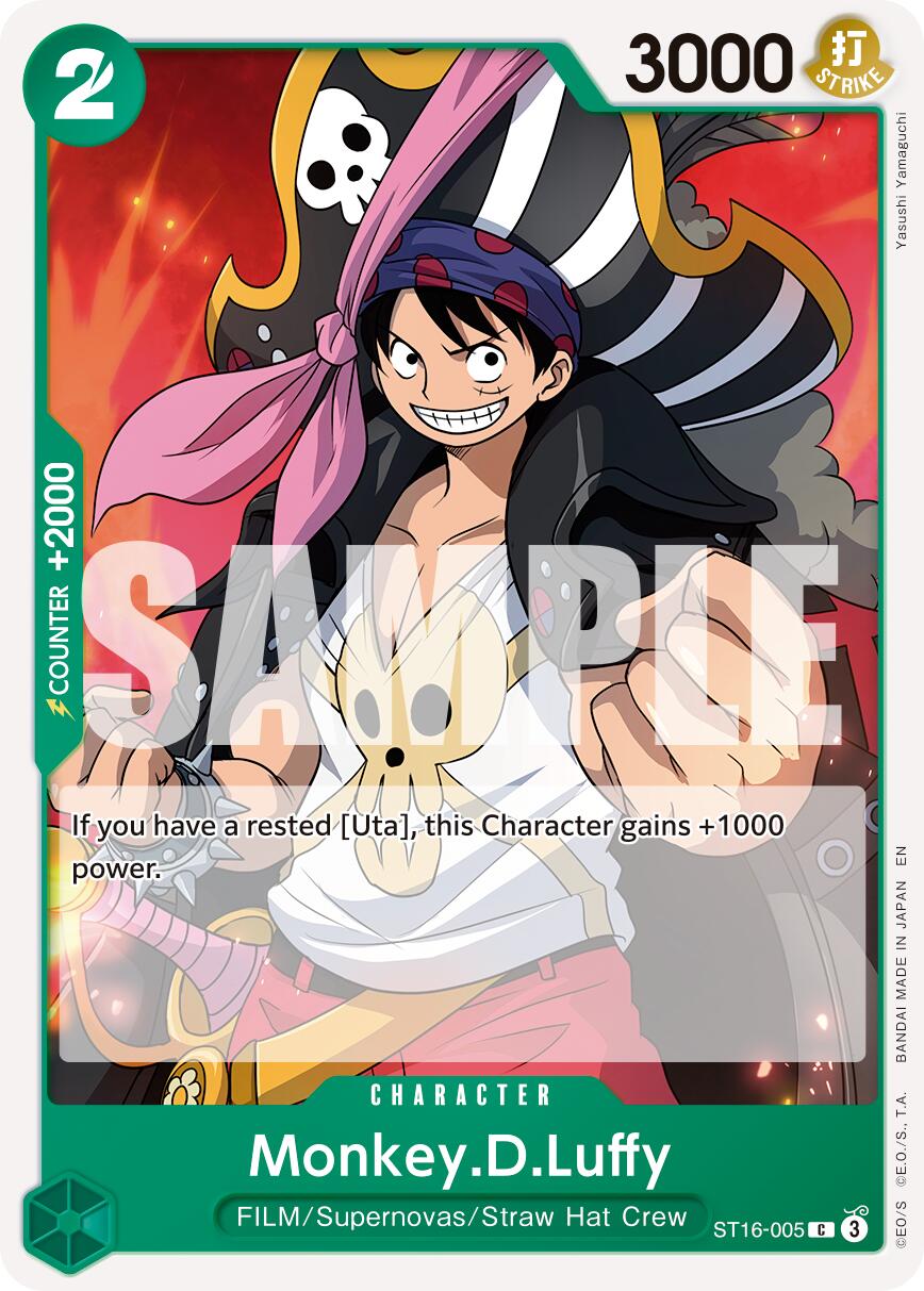 Monkey.D.Luffy (ST16-005) (Reprint) [Premium Booster -The Best- Vol. 2] | Card Merchant Takapuna