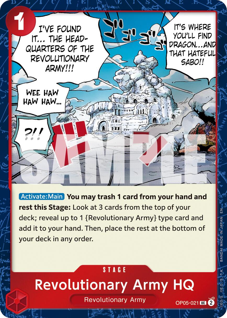 Revolutionary Army HQ (Pirate Foil) [Premium Booster -The Best- Vol. 2] | Card Merchant Takapuna