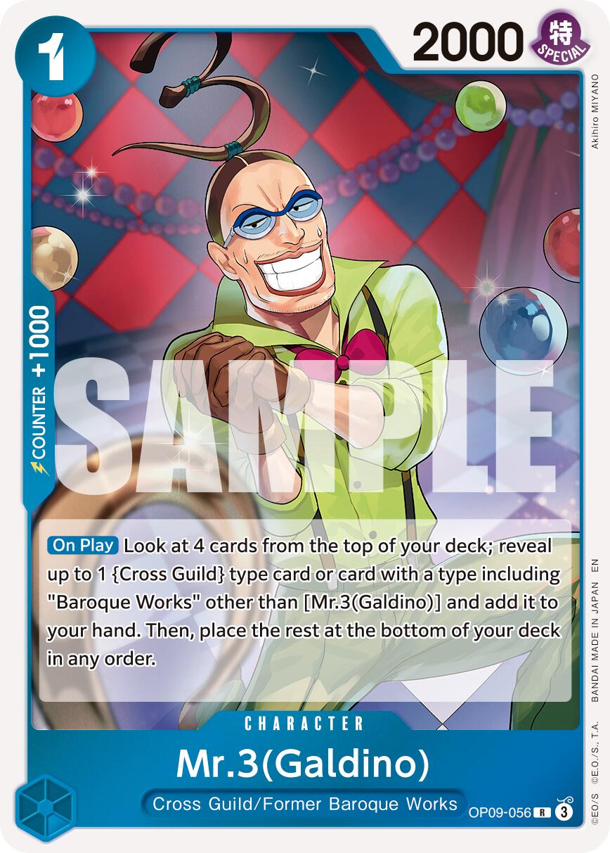 Mr.3(Galdino) (OP09-056) (Reprint) [Premium Booster -The Best- Vol. 2] | Card Merchant Takapuna