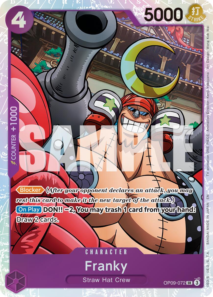 Franky (OP09-072) (Reprint) [Premium Booster -The Best- Vol. 2] | Card Merchant Takapuna