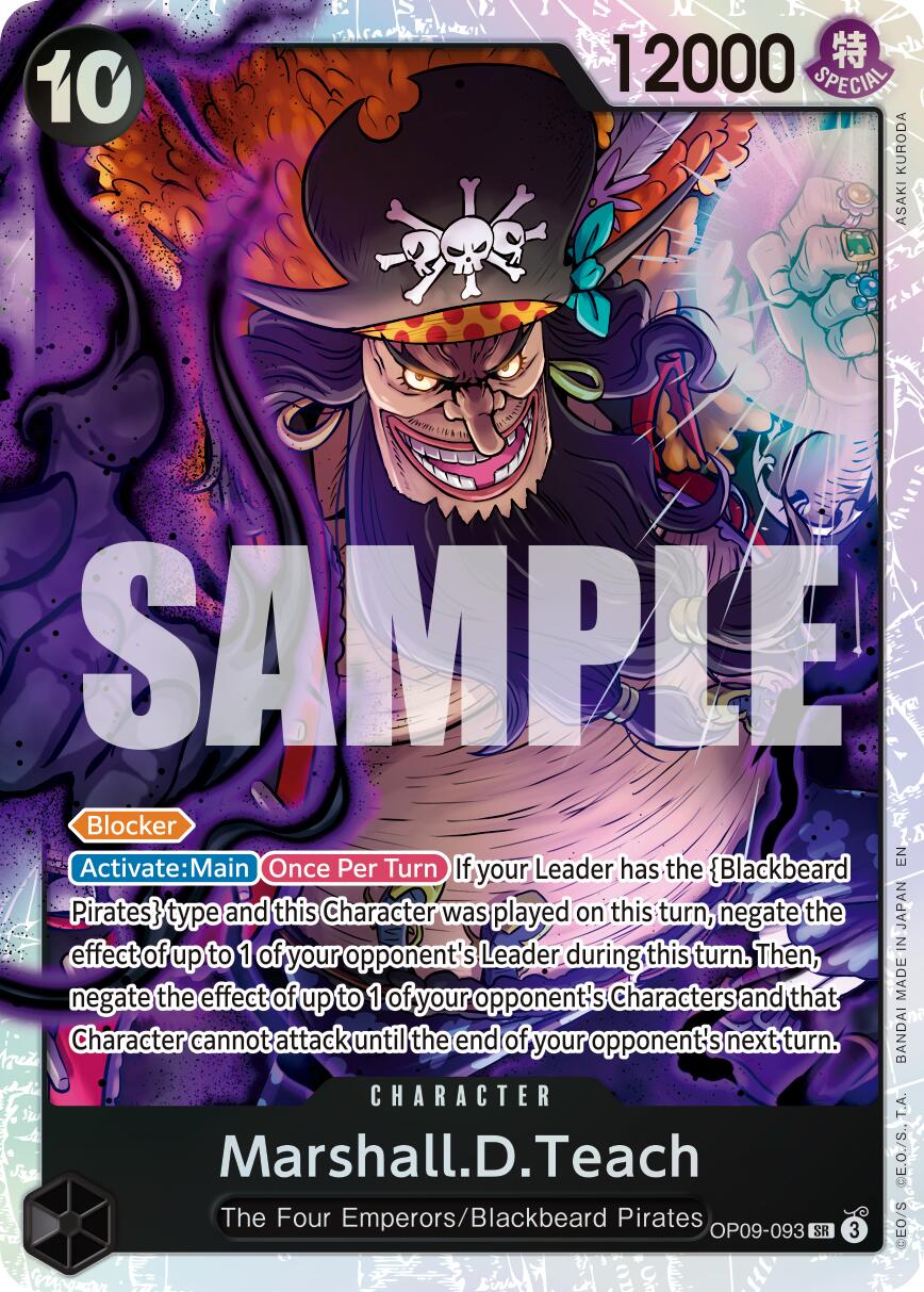 Marshall.D.Teach (OP09-093) (Reprint) [Premium Booster -The Best- Vol. 2] | Card Merchant Takapuna