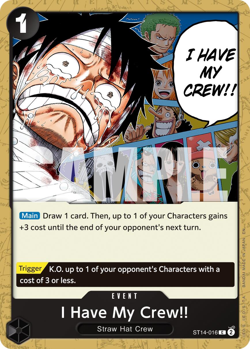 I Have My Crew!! (Reprint) [Premium Booster -The Best- Vol. 2] | Card Merchant Takapuna